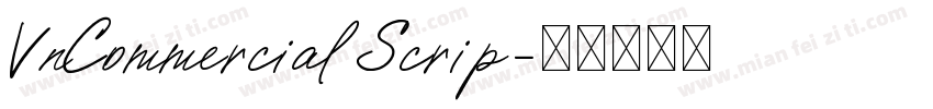 VnCommercial Scrip字体转换